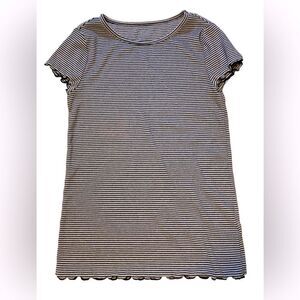 GAP Blue & White Striped short sleeve top XS